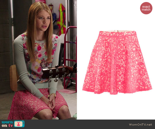 H&M Pink Lace Skirt worn by Sarah Fisher on Degrassi: The Next Generation