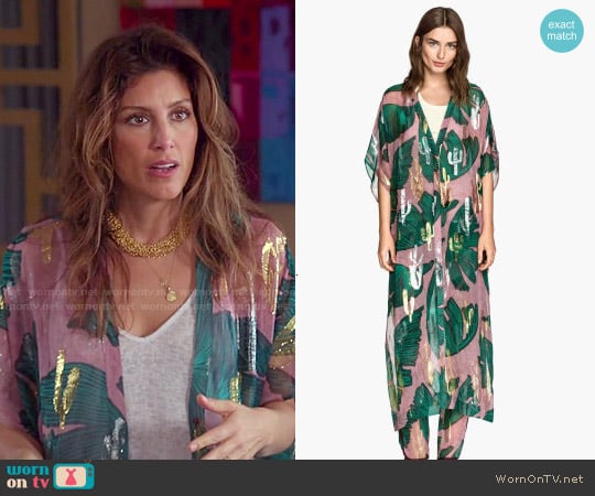 H&M Silk Kaftan worn by Calista Raines (Jennifer Esposito) on Mistresses