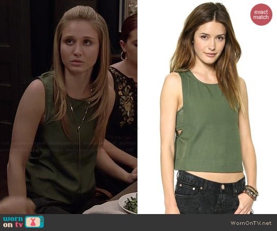 House of Harlow Emery Top worn by Rita Volk on Faking It