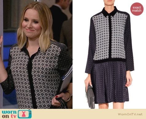 House of Lies Fashion: Vanessa Bruno Athe Silk Shirtdress in Silex worn by Kristen Bell