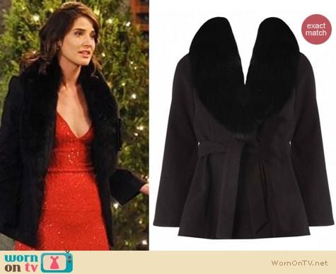 How I Met Your Mother Fashion: Alice and Olivia Kyah jacket worn by Cobie Smulders