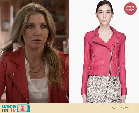 HTLWYP Fashion: IRO Ashville jacket worn by Sarah Chalke