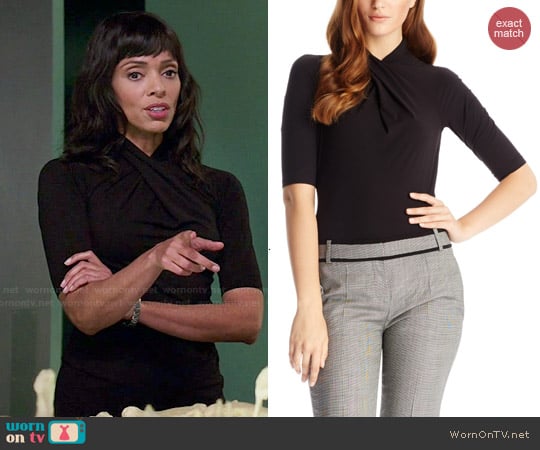 WornOnTV: Camille's grunge printed dress on Bones, Tamara Taylor