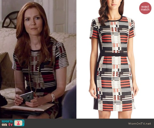 Hugo Boss Hesandra Dress worn by Darby Stanchfield on Scandal