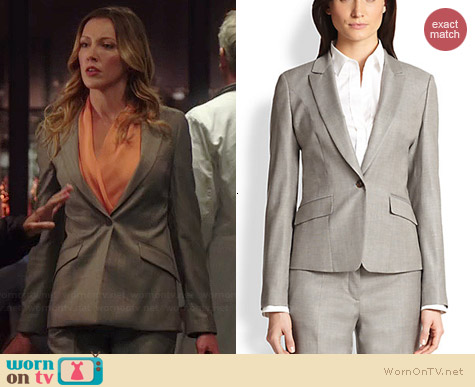 Hugo Boss Janore Suiting Jacket worn by Katie Cassidy on Arrow