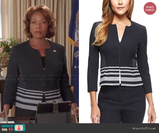 Hugo Boss Jeisina Jacket worn by Alfre Woodard on State of Affairs