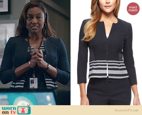 Hugo Boss Jeisina Jacket worn by Patina Miller on Madam Secretary