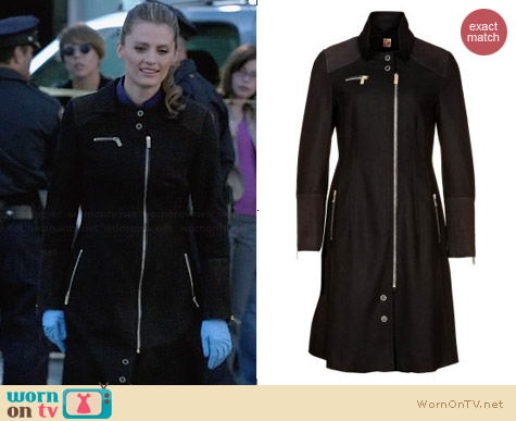 Boss Orange Oelli Coat worn by Stana Katic on Castle