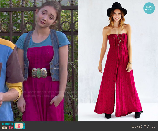 Indah Pure Eyelet Jumpsuit worn by Riley Matthews (Rowan Blanchard) on Girl Meets World