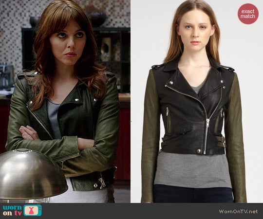 IRO Ashville Jacket worn by Ophelia Lovibond on Elementary