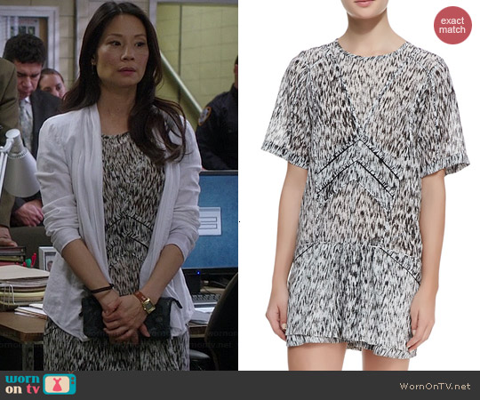 IRO Carline Dress worn by Lucy Liu on Elementary