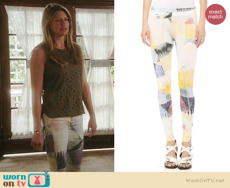 IRO Freja Leggings worn by Jess Macallan on Mistresses