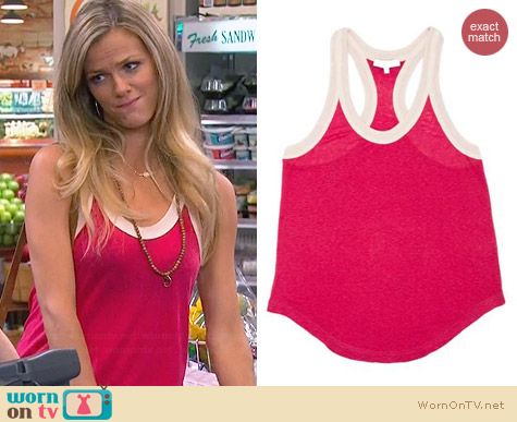 IRO Tyler Tank worn by Brooklyn Decker on FWBL