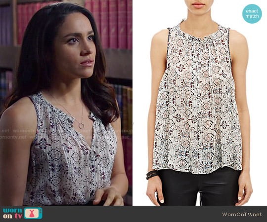 Isabel Marant Alika Trapeze Top worn by Rachel Zane (Meghan Markle) on Suits