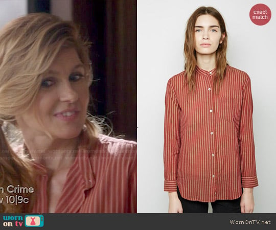 Etoile Isabel Marant Urban Striped Shirt worn by Rayna Jaymes (Connie Britton) on Nashville