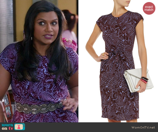 Issa Knot Front Dress worn by Mindy Kaling on The Mindy Project