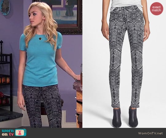 J Brand Skinny Kaleidoscope Jeans worn by Emma Ross (Peyton List) on Jessie