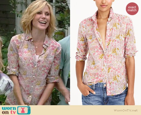 WornOnTV: Claire’s Floral Shirt On Modern Family | Julie Bowen ...