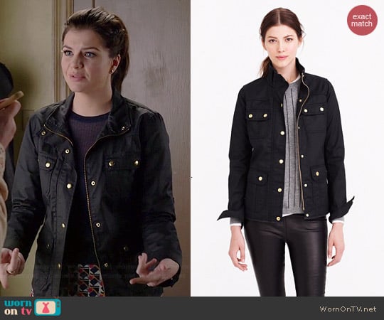 J. Crew The Downtown Field Jacket worn by Casey Wilson on Marry Me