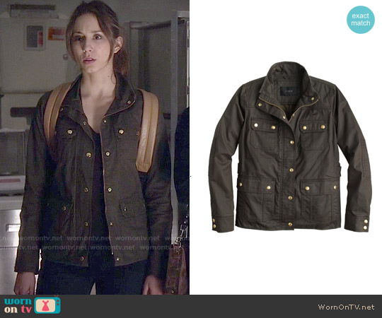 J. Crew The Downtown Field Jacket worn by Spencer Hastings (Troian Bellisario) on Pretty Little Liars