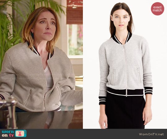 J. Crew Varsity Sweatshirt worn by Ellie Torres (Christa Miller) on Cougar Town