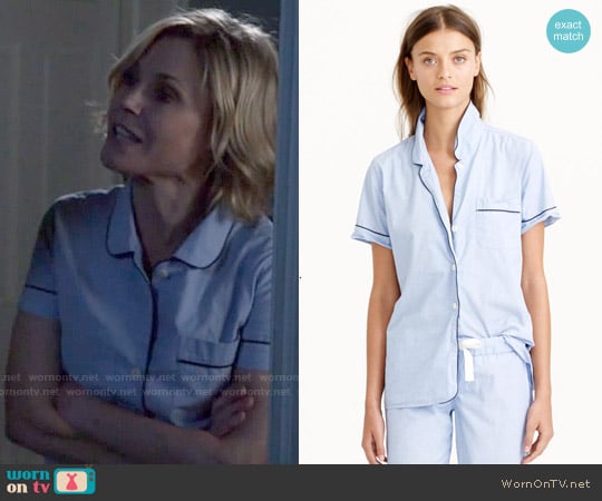 J. Crew Vintage Short Sleeve Pajama Set worn by Claire Dunphy (Julie Bowen) on Modern Family