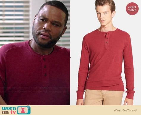 Jack Spade Bronson Henley worn by Anthony Anderson on Black-ish