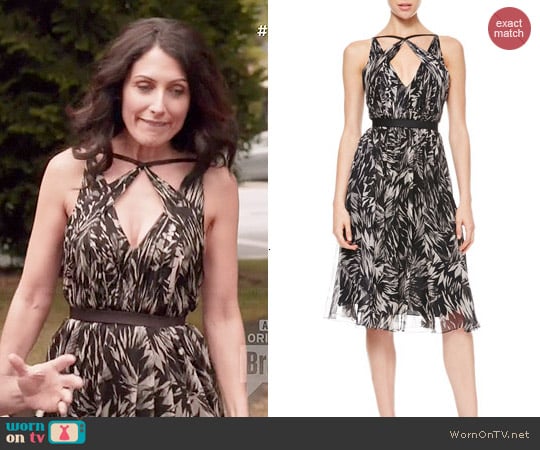 Jason Wu Botanical Print Dress worn by Lisa Edelstein on GG2D