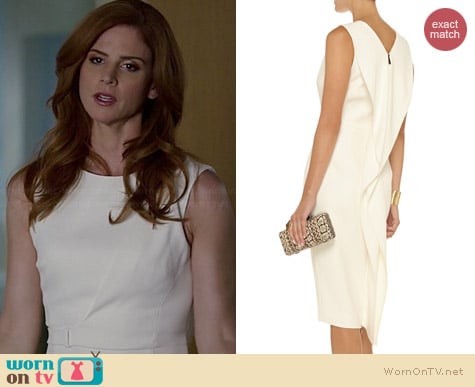 Jason Wu Draped Crepe Dress worn by Sarah Rafferty on Suits