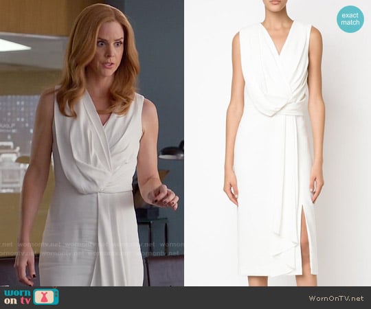 Jason Wu Draped Fitted Dress worn by Donna Paulsen (Sarah Rafferty) on Suits