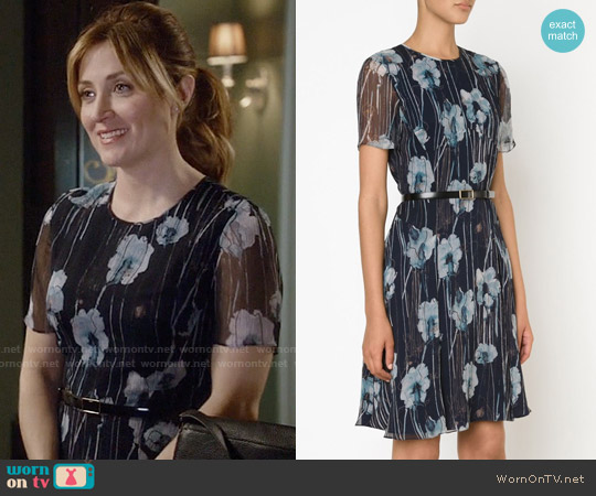 Jason Wu Floral Dress worn by Maura Isles (Sasha Alexander) on Rizzoli and Isles