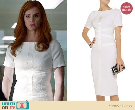 Jason Wu Tweed Dress worn by Sarah Rafferty on Suits