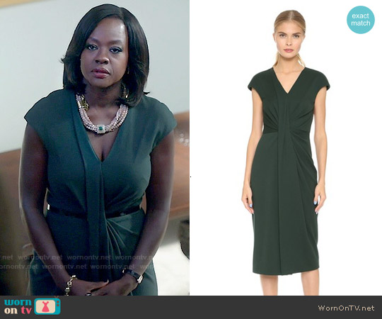 Jason Wu Twist Drape Sheath Dress worn by Annalise Keating (Viola Davis) on How to Get Away with Murder