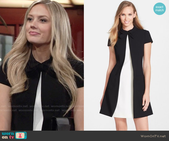 Jill Stuart Crepe A-Line Dress worn by Abby Newman (Melissa Ordway) on The Young and the Restless