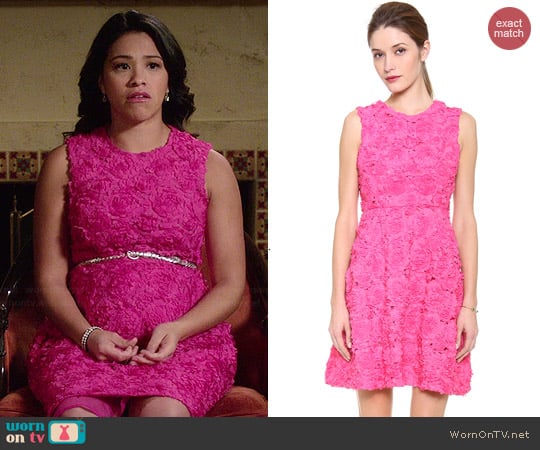 Jill Stuart Letizia Dress worn by Jane Villanueva (Gina Rodriguez) on Jane the Virgin