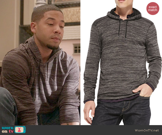 John Varvatos Raw Edge Cut-Print Pullover Hoodie worn by Jamal Lyon (Jussie Smollett) on Empire