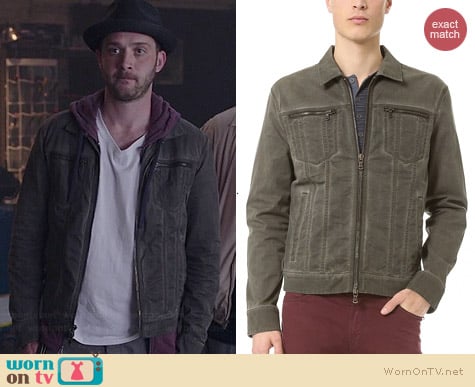 John Varvatos Denim Style Jacket worn by Eddie Kaye Thomas on Scorpion