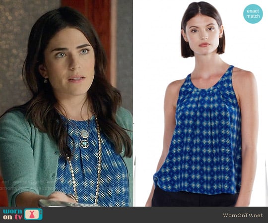 Joie Aloysius Top worn by Laurel Castillo (Karla Souza) on How to Get Away with Murder