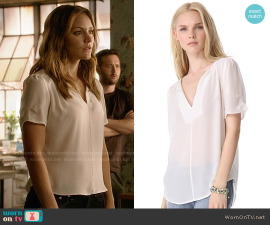 Joie Amone Blouse worn by Paige Dineen (Katharine McPhee) on Scorpion