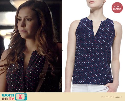 Joie Aruna Tank worn by Nina Dobrev on The Vampire Diaries