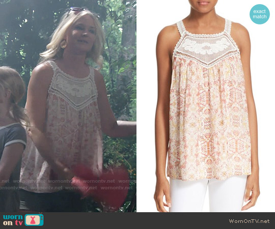 Joie Bayard Top worn by Sharon Newman (Sharon Case) on The Young and the Restless