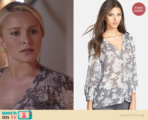 Joie Cordia Blouse in Caviar worn by Hayden Panettierre on Nashville