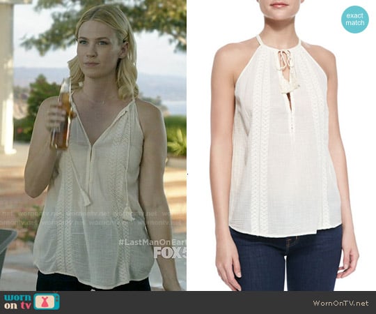 Joie Eniko Top worn by Melissa Shart (January Jones) on Last Man On Earth