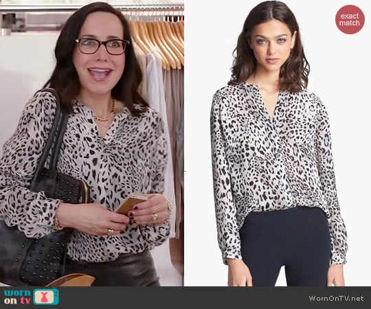 Joie Gudelia Blouse worn by Janeane Garofalo on GG2D