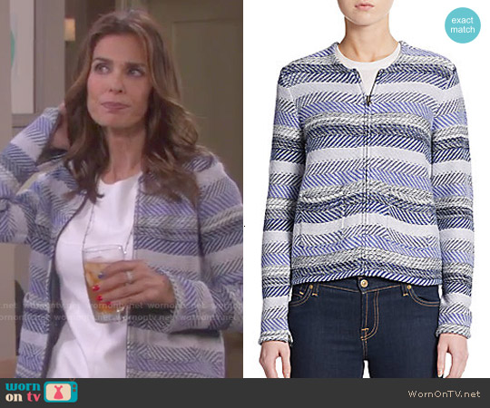 Joie Jacolyn Cotton Jacket worn by Hope Williams (Kristian Alfonso) on Days of our Lives