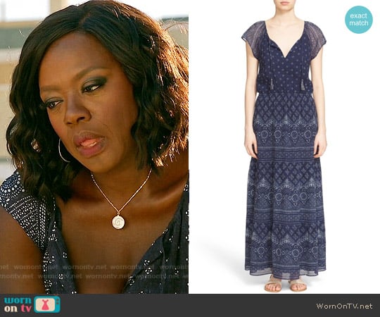 Joie Manalia Maxi Dress worn by Annalise Keating (Viola Davis) on How to Get Away with Murder