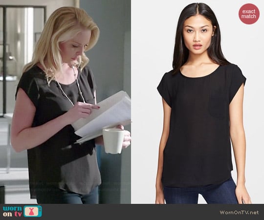 Joie Rancher Top in Black worn by Katherine Heigl on State of Affairs