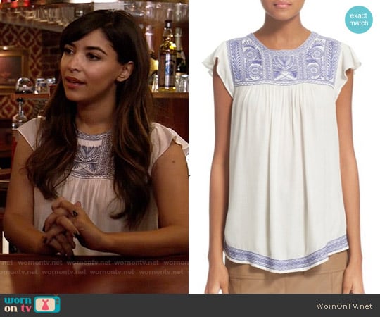 Joie Rankin Top worn by Cece Parekh (Hannah Simone) on New Girl