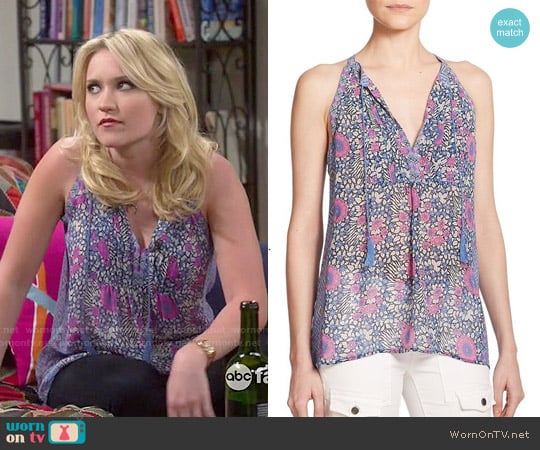 Joie Shara Top worn by Gabi Diamond (Emily Osment) on Young and Hungry