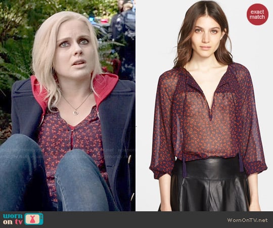 Joie Vivette Blouse worn by Liv Moore (Rose McIver) on iZombie